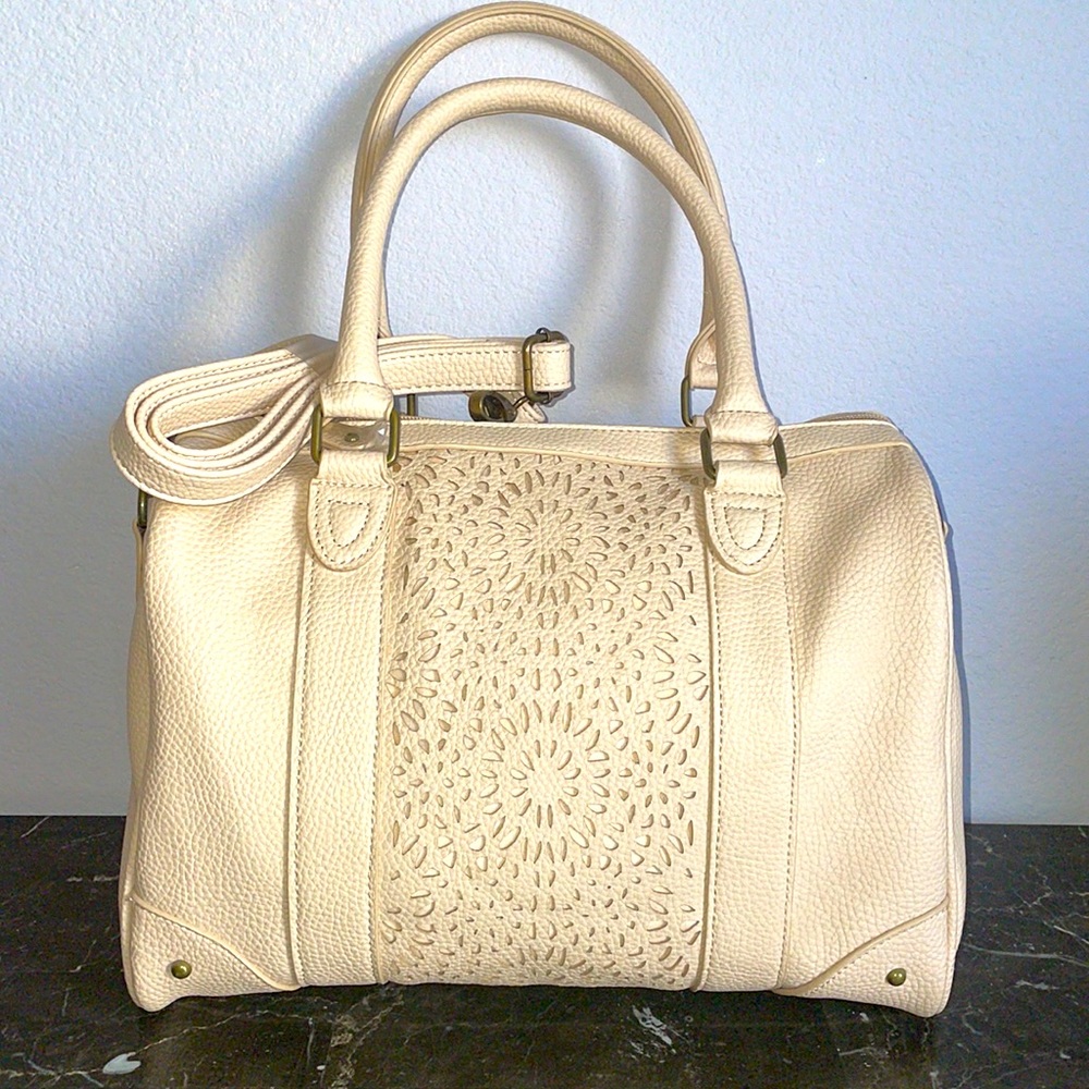 Cream Coral Bag